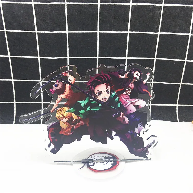 Аниме демон убийца Kimetsu no Yaiba брелок Kamado Tanjirou Hashibira Inosuke Tomioka Giyuu милый забавный мультфильм акриловый брелок