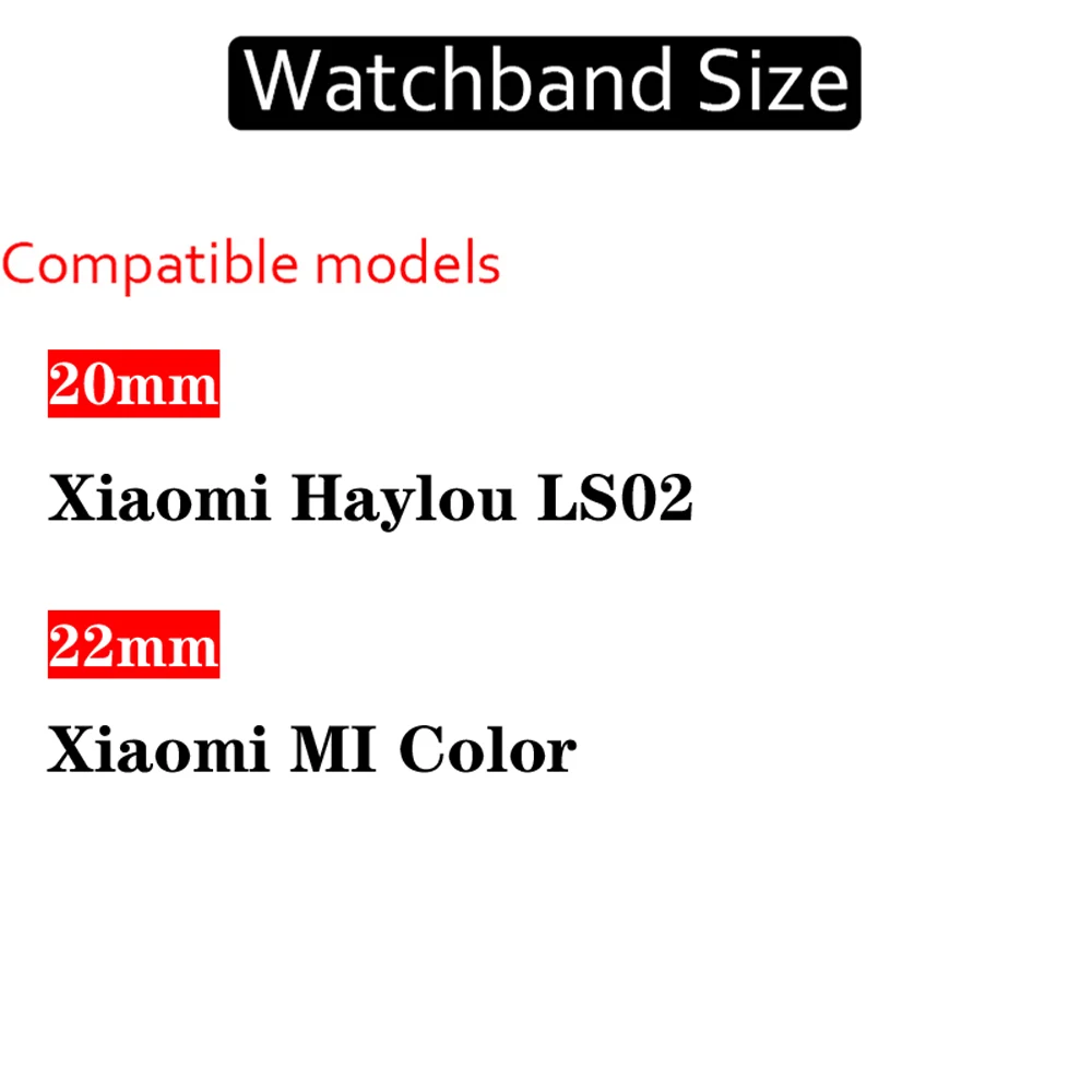 Ремешок нейлоновый для наручных часов Xiaomi Mi Watch Color/haylou ls02 сменный спортивный