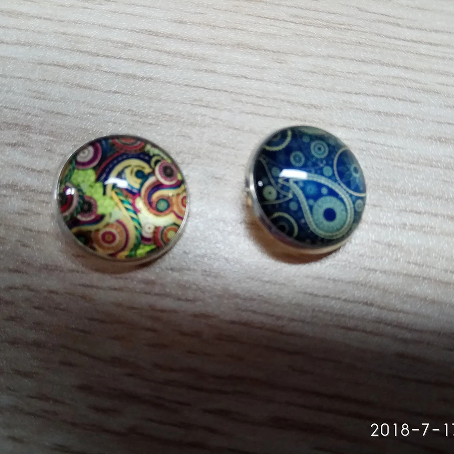 

10pcs/Set 12/14/16/18/20mm Copper Cufflinks Set Bases Blank Bezel Tray Button Base Fit Glass Cabochon Cameo DIY Craft Findings