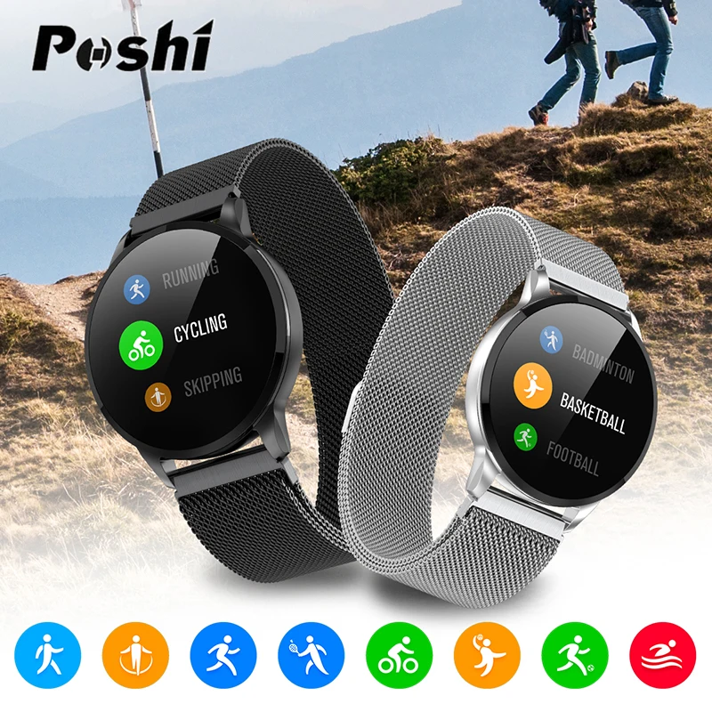 Смарт-часы женские с сенсорным экраном Bluetooth Пульсометром | Электроника