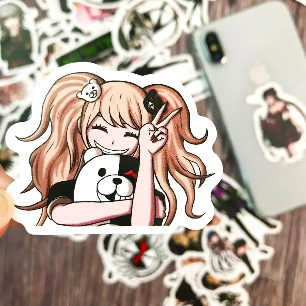 50 шт. Danganronpa игра Аниме стикер мультфильм водонепроницаемый дизайнер ПВХ