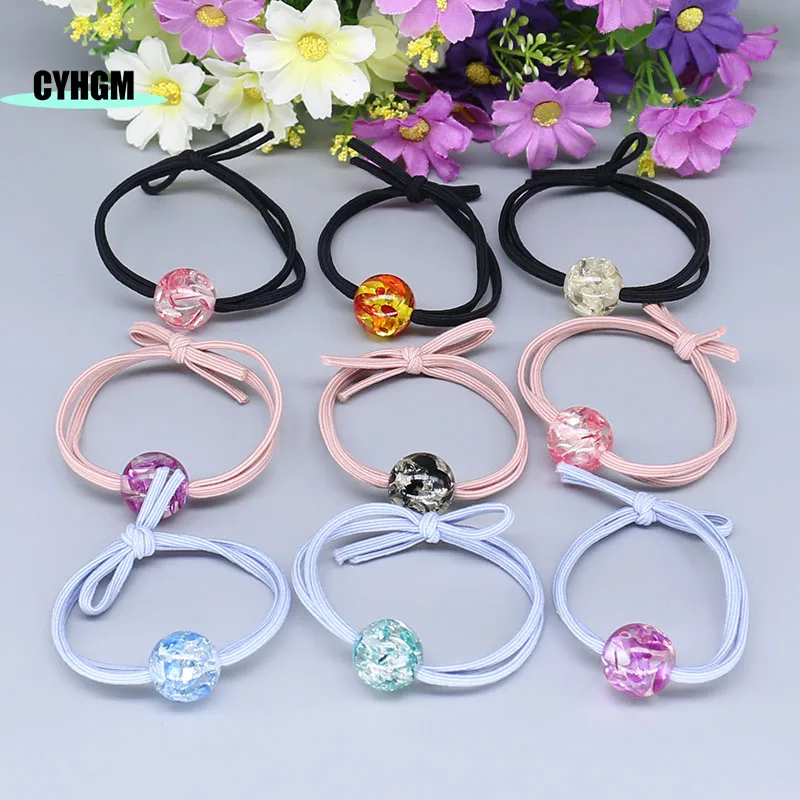 Резинка для волос женская эластичная янтарная F30-8 |