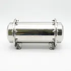 Капсула времени из нержавеющей стали, водонепроницаемый контейнер с замком для хранения, будущий подарок 10,2 дюйма