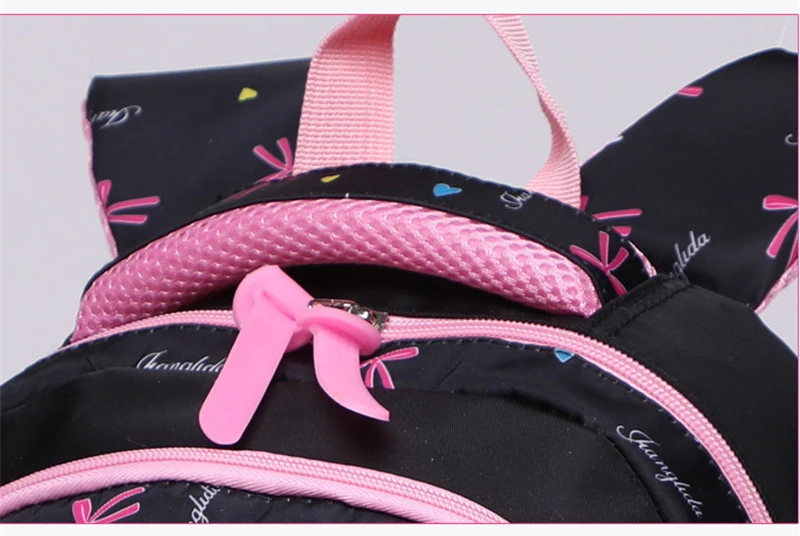 Школьные рюкзаки для девочек начальной школы детские с мультяшным принтом