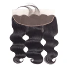 Оптовая продажа, фронтальные волнистые волосы 13x4, перуанские человеческие волосы с кружевной застежкой, предварительно выщипанные отбеливающие узлы с детскими волосами для женщин