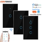 Умный настенный выключатель с Wi-Fi и сенсорной панелью