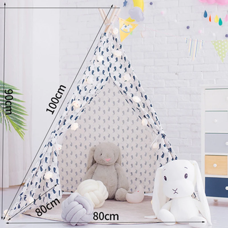 Складная индийская детская палатка Wigwam легкая в установке для детей 1 м палатки