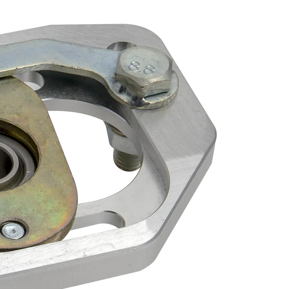 

2pcs Fit 90-93 for Ford Mustang Front Adjustable +/-3.0 Camber +/-2.0 Caster Plates Kit