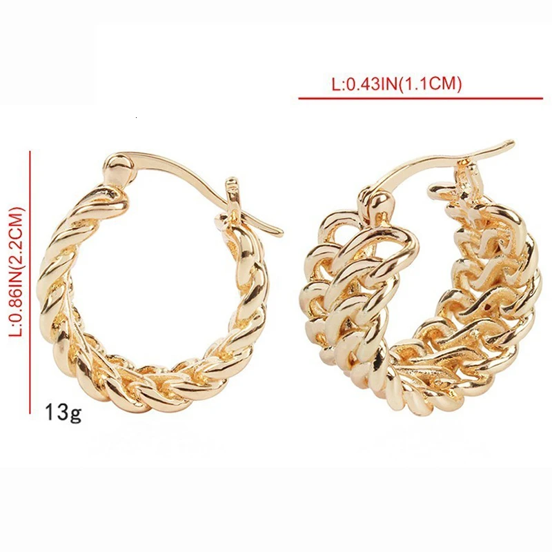 JOUVAL металлические серьги цепочки для женщин сплав золотого цвета винтажные