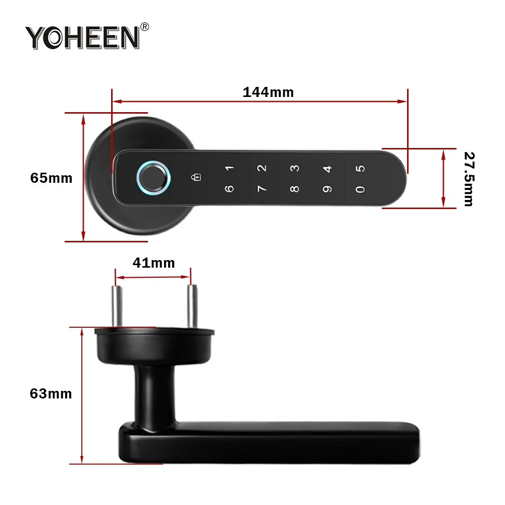 Умный дверной замок YOHEEN TTlock BLE Wi-Fi электронная цифровая дверная ручка