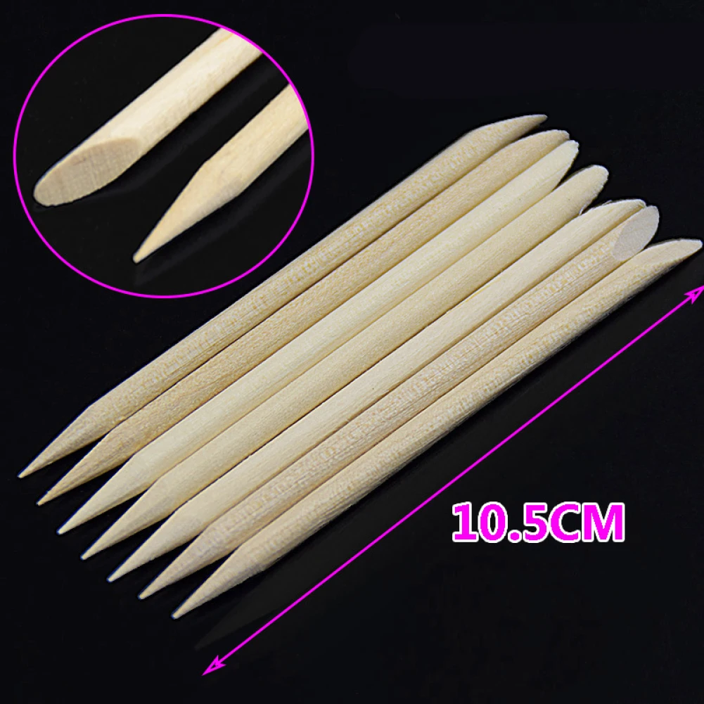 

20pcs Feet Nail Art Manicure Tools Wood Stick 11.5cm Multifunctional Wooden Sticks Cuticle Pusher Pedicure Nail Manicure Tools