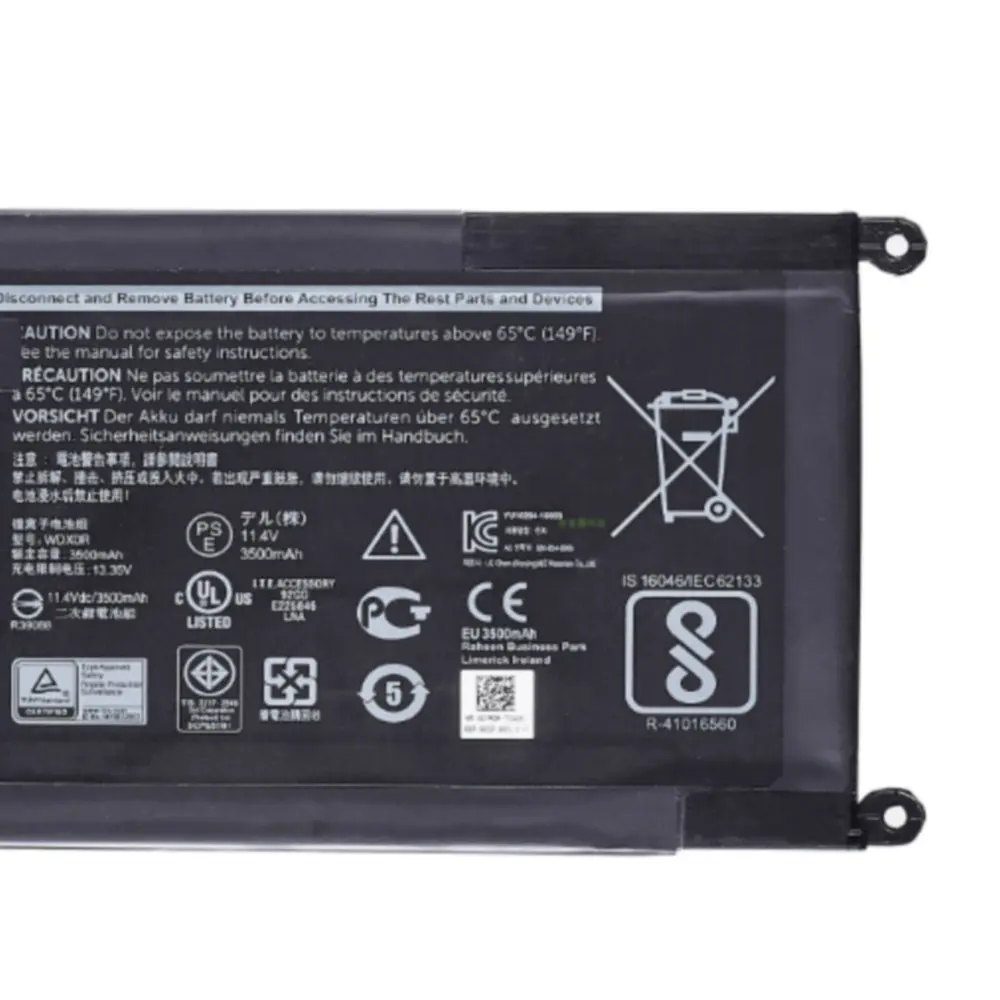 Новый аккумулятор для ноутбука Dell Inspiron 11 4-3500 14/15 7000 7460 7560 357F9 7570 в 42 Вт/ч 5567 мАч |