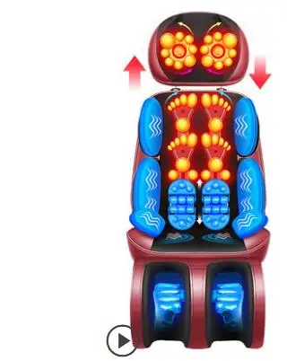 Электрический массажный стул для всего тела Массажная подушка шеи спины талии