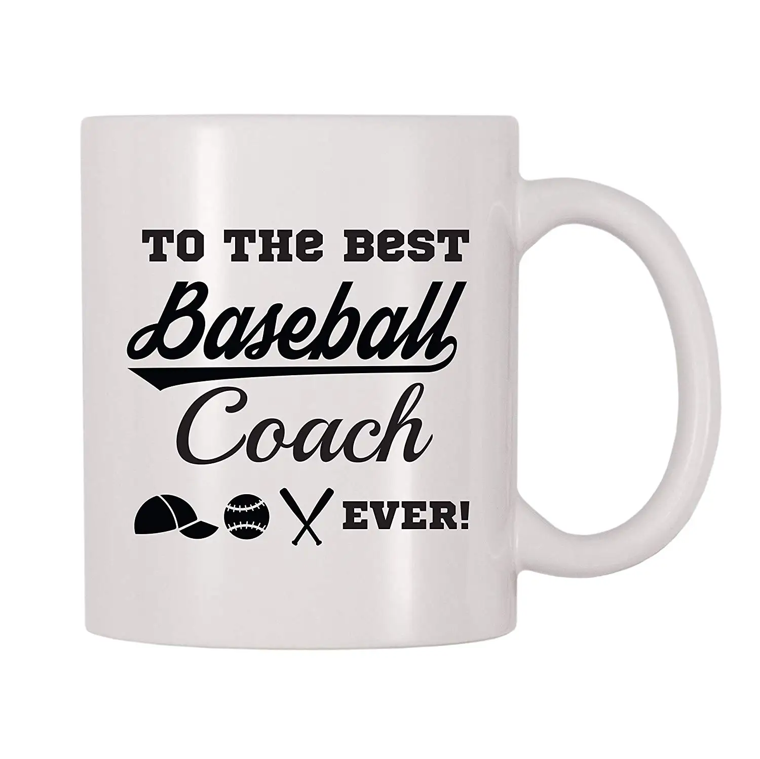 Лучший софтбол/бейсбольный тренер Ever Coffee Mug (11 унций)|Кружки| |