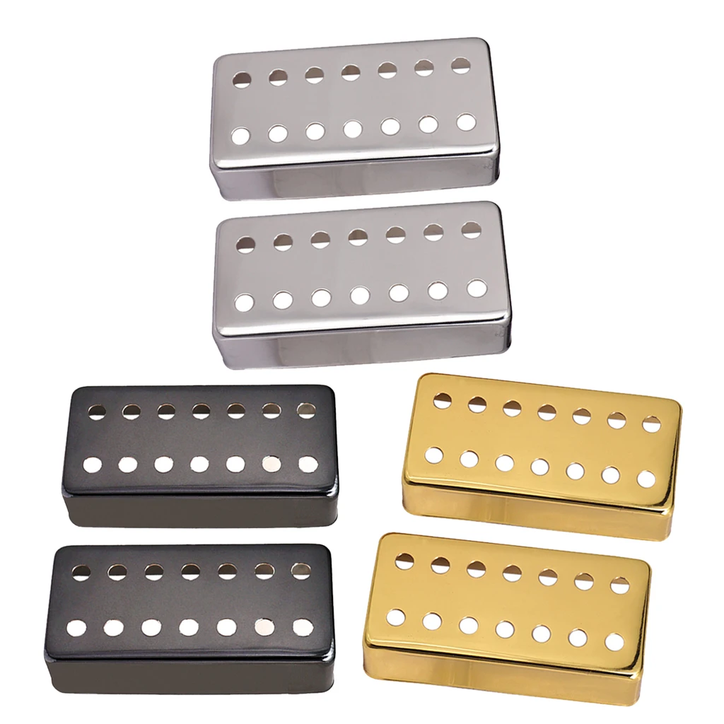 Комплект из 2 предметов чехлы для Humbucker латунные Чехлы электрогитары музыкальная