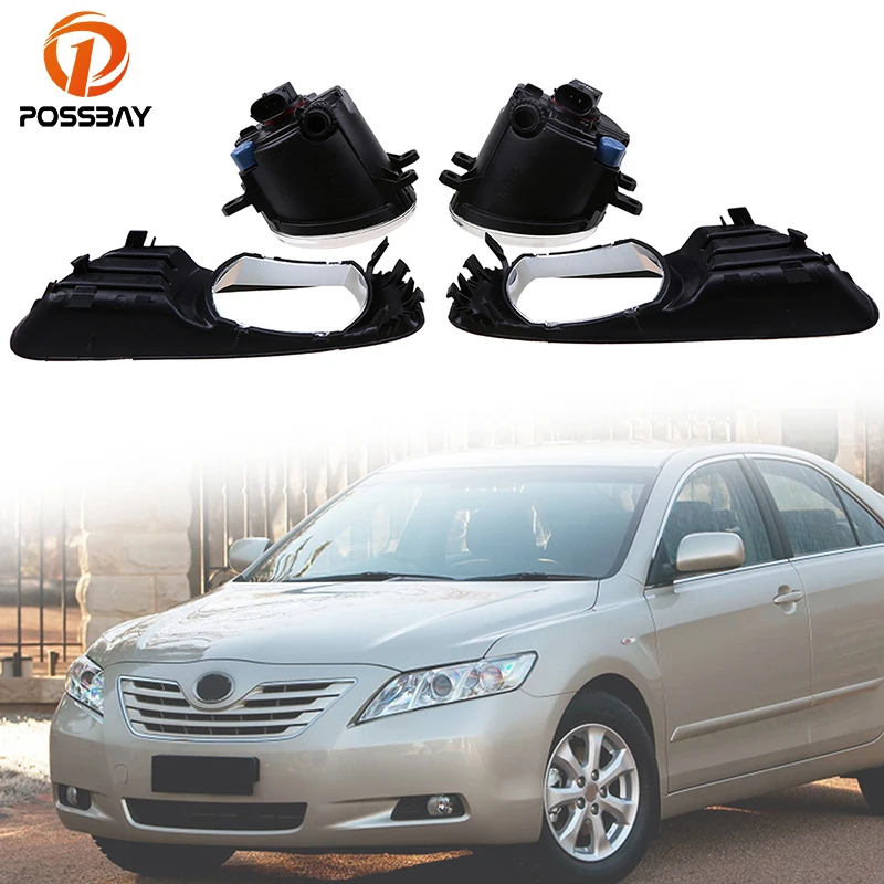 Передние противотуманные фары POSSBAY для автомобильного бампера галогенные