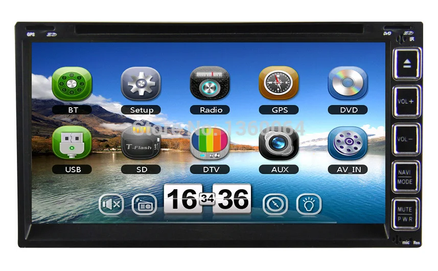Универсальный автомобильный DVD плеер 2 Din 6 95 дюйма для Nissan qashqai Tiida Livina головное