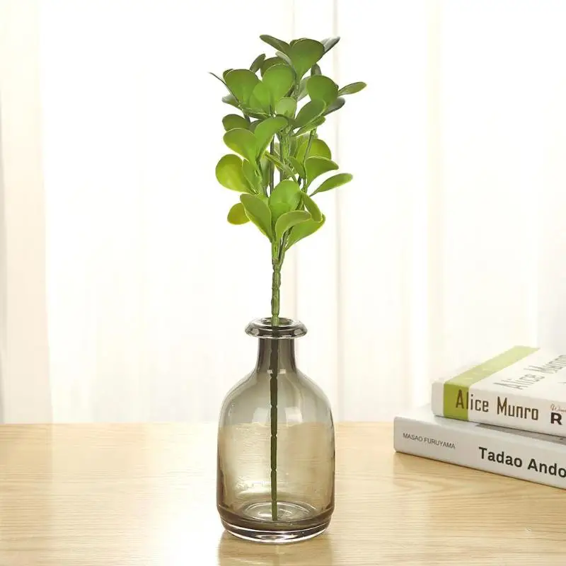 Искусственный листок чая зеленое растение настенный фон цветок Декор композиция