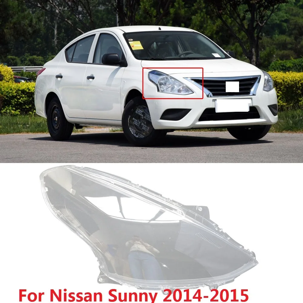CAPQX для Nissan Sunny Almera- передняя фара Прозрачная крышка лампы головной светильник абажур водонепроницаемый светильник