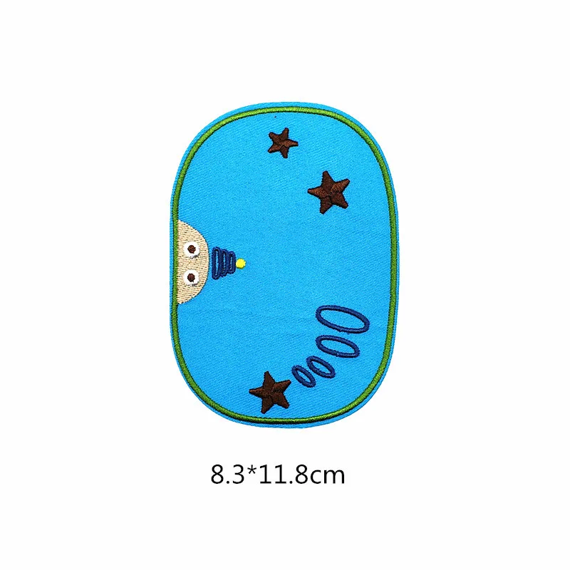 

Embroidered Patch DIY Cloth Stickers Cartoon Denim Pants Ding Adhesive Adhesive Backing Parches Iron on Patches for Clothes