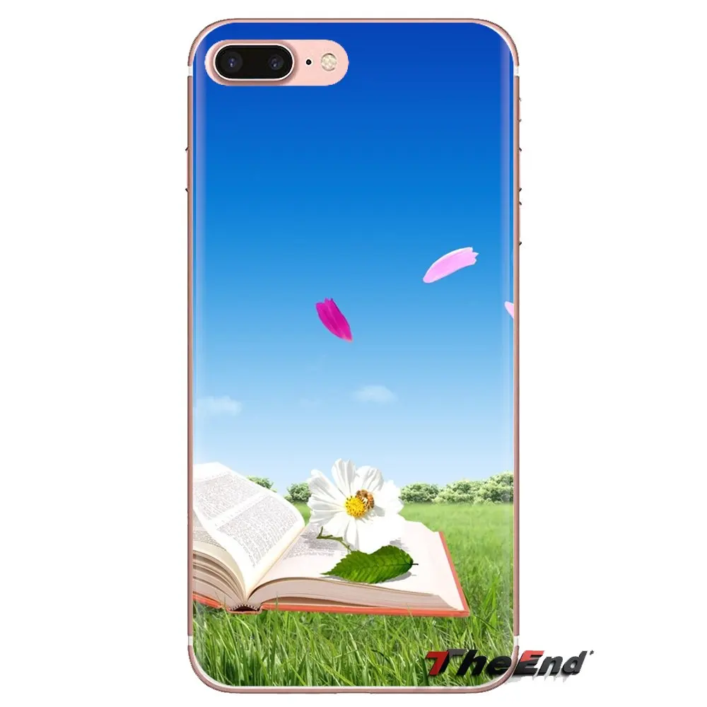 Wallpaper Book For Samsung Galaxy S2 S3 S4 S5 MINI S6 S7 edge S8 S9 Plus Note 2 3 4 5 8 Coque Fundas Transparent Soft Shell Case |