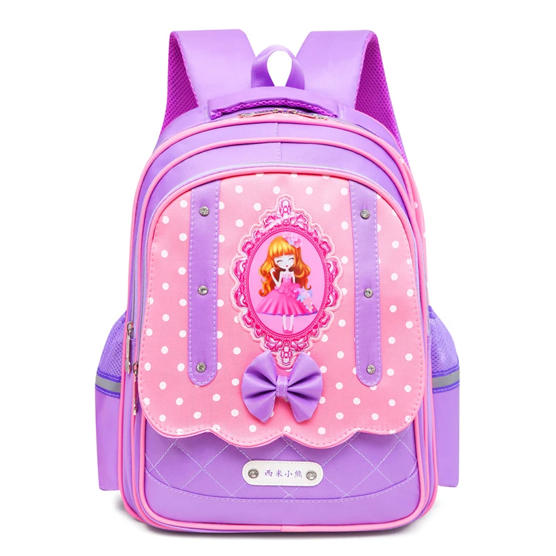 2020 милый рюкзак принцессы для девочек, детские школьные сумки, ортопедический рюкзак, рюкзак для начальной школы, детские сумки для книг, ...
