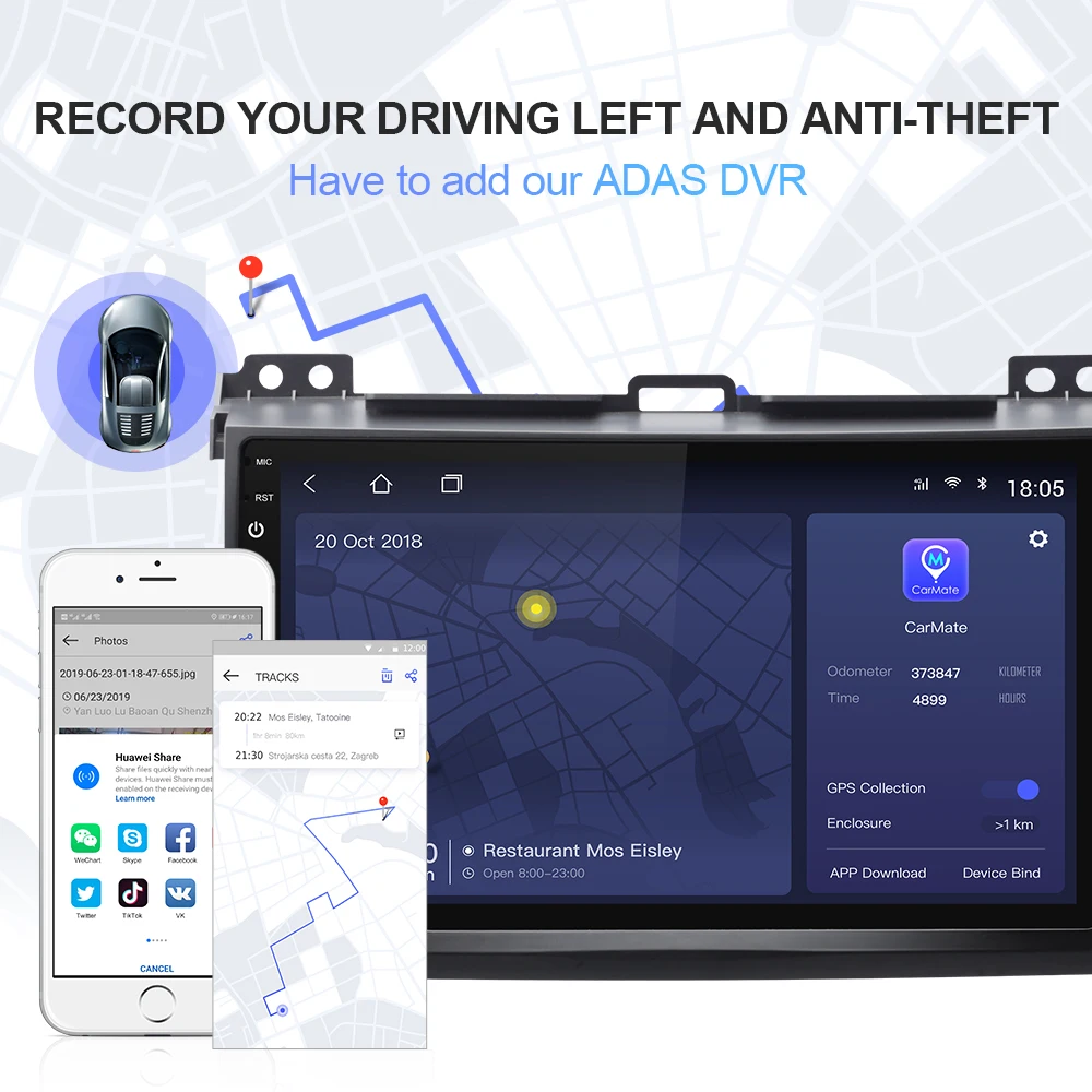 Автомагнитола Isudar H53 мультимедийный видеорегистратор с 4G Android 1 Din для Toyota/Prado 120 2004