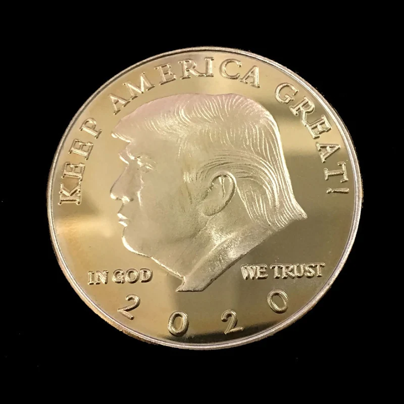 Новый Трамп президент искусство коллекция монет подарок 2020 золотые памятные