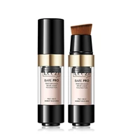 snow lady leezi qic private label waterproof concealer natural super long holding makeup foundation liquid with brush wholesale