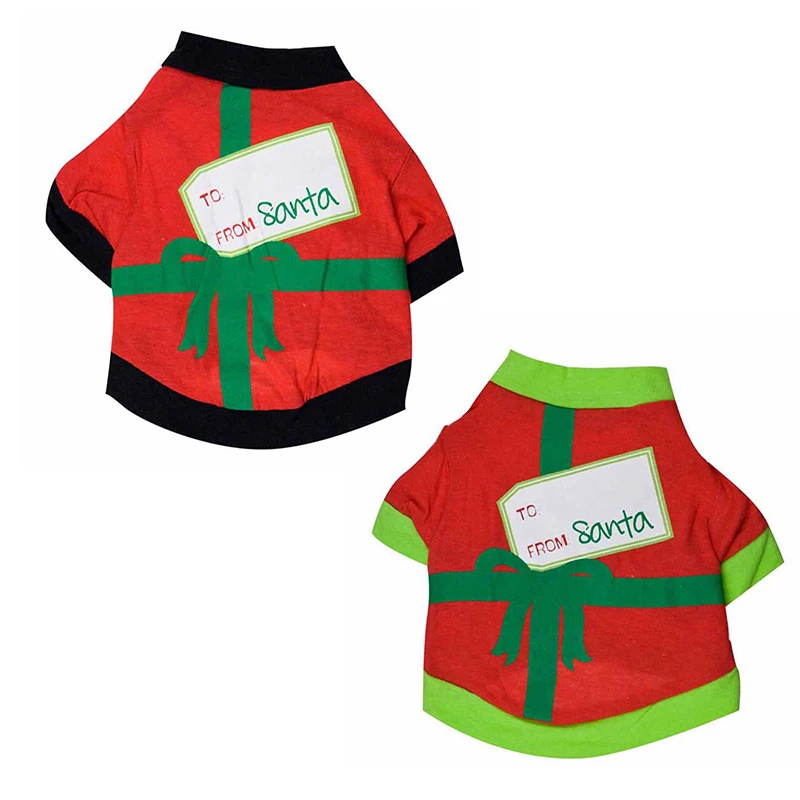 Рождественская одежда для домашних животных котов собак Жилет милый комфортно