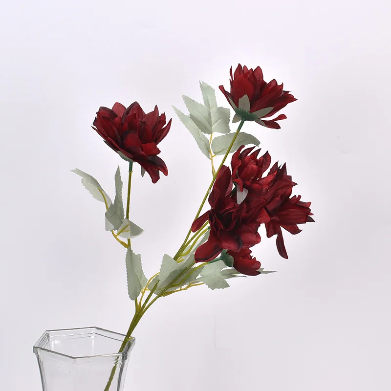 5 цветов/букет искусственные растения пиония лактифлора свадебное украшение
