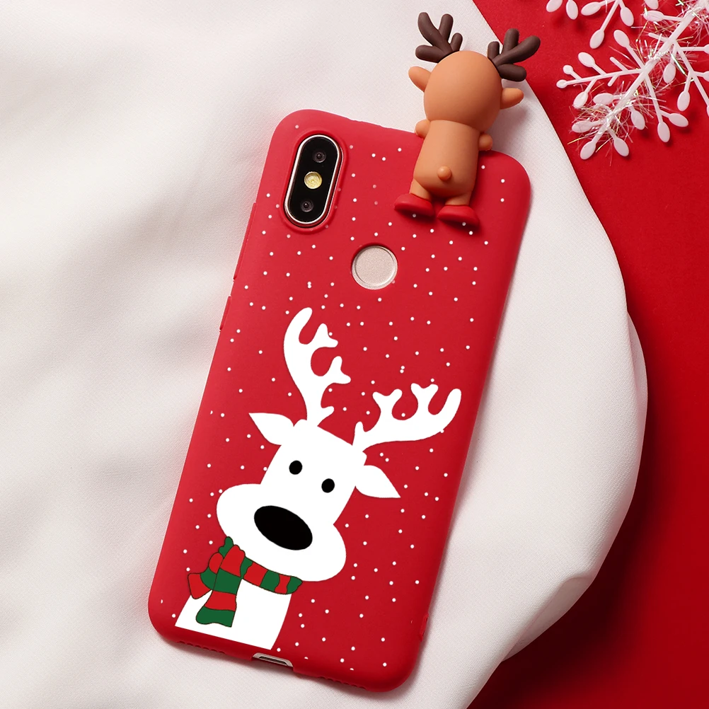 Klho7-luweijin Счастливого Рождества, принт с оленем, мягкий TPU чехол для Xiaomi Redmi Mi CC9e CC9 8 9 A2 Lite SE Explorer Примечание iPhone 7 6 Plus 5 iPad Pro A1 5X 6X S2 Y2 чехол - Цвет: Klho7-luweijin