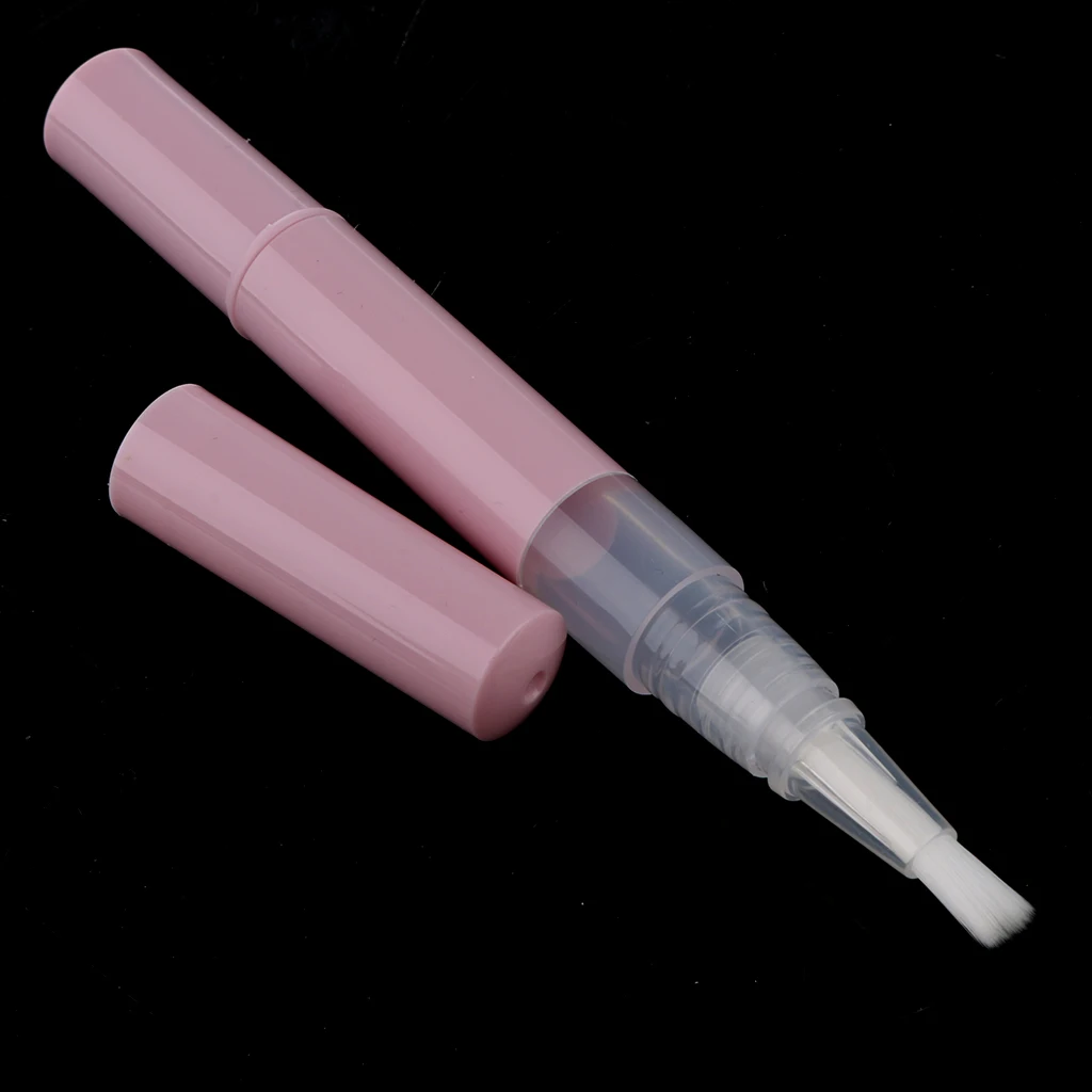 

5Pcs 3ml Empty Pen Cosmetic Container Liquid Lip Gloss Tube Pink