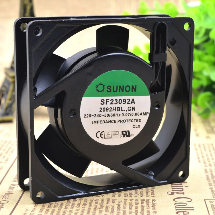 Охлаждающий вентилятор с красной короной для SUNON SF23092A 2092HBL.GN 9225 220 В|Кулеры и