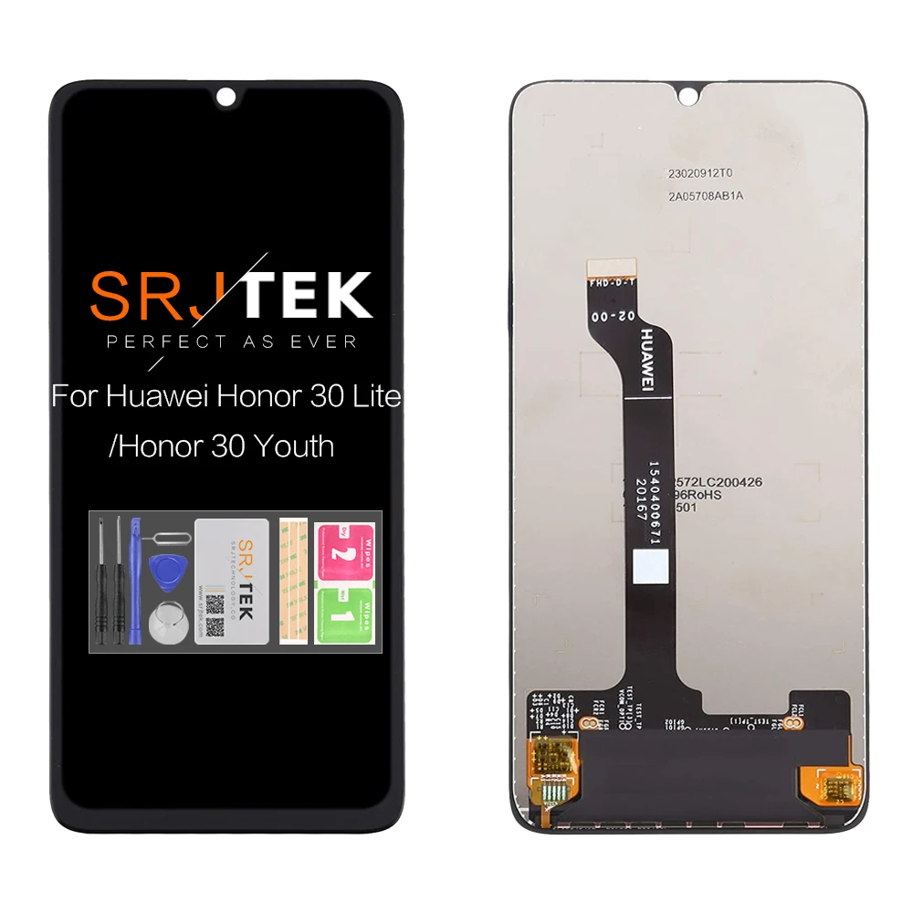 

6.5" NEW For Huawei Honor 30 Youth MXW-AN00 Display Touch Screen Digitizer Assembly For Honor 30 Lite LCD Glass Replacement Kits