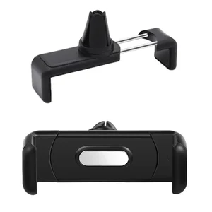 car mini phone holder air vent mount 360 degree rotatable simple navigation bracket universal auto phone stand free global shipping