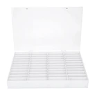 Коробка для хранения искусственных ногтей с цветным дисплеем, 44 ячейки, декор для ногтей RXJC