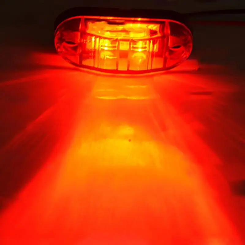 2 светодиода боковой габаритный фонарь задний стоп-сигнал ABS водонепроницаемый