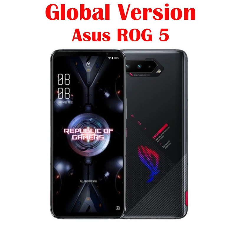 Официальная глобальная версия Оригинальный Новый Asus ROG 5 телефон Snapdragon 888 6 78