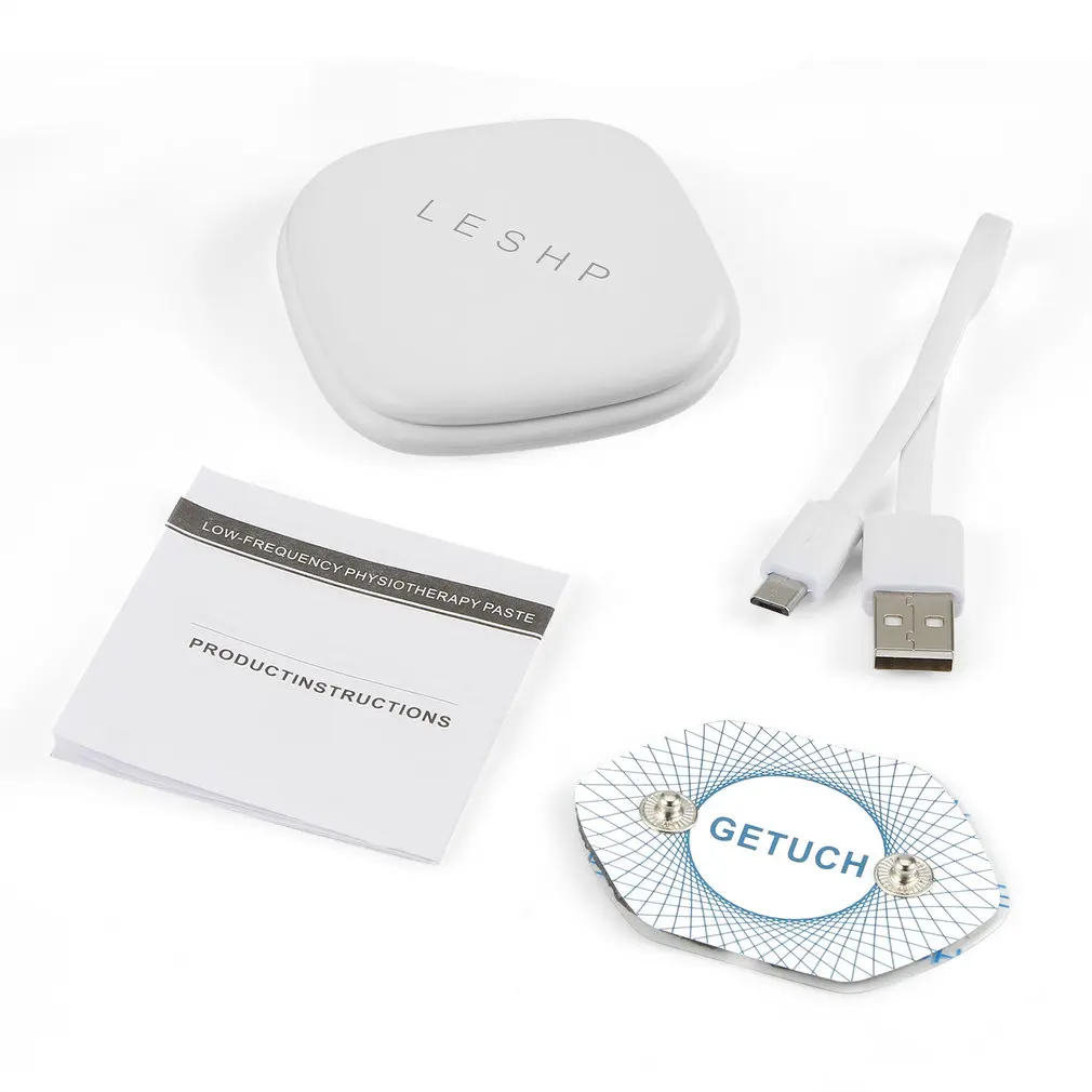 LESHP Портативный мини массажер Низкочастотная Терапия Электротерапия массажный