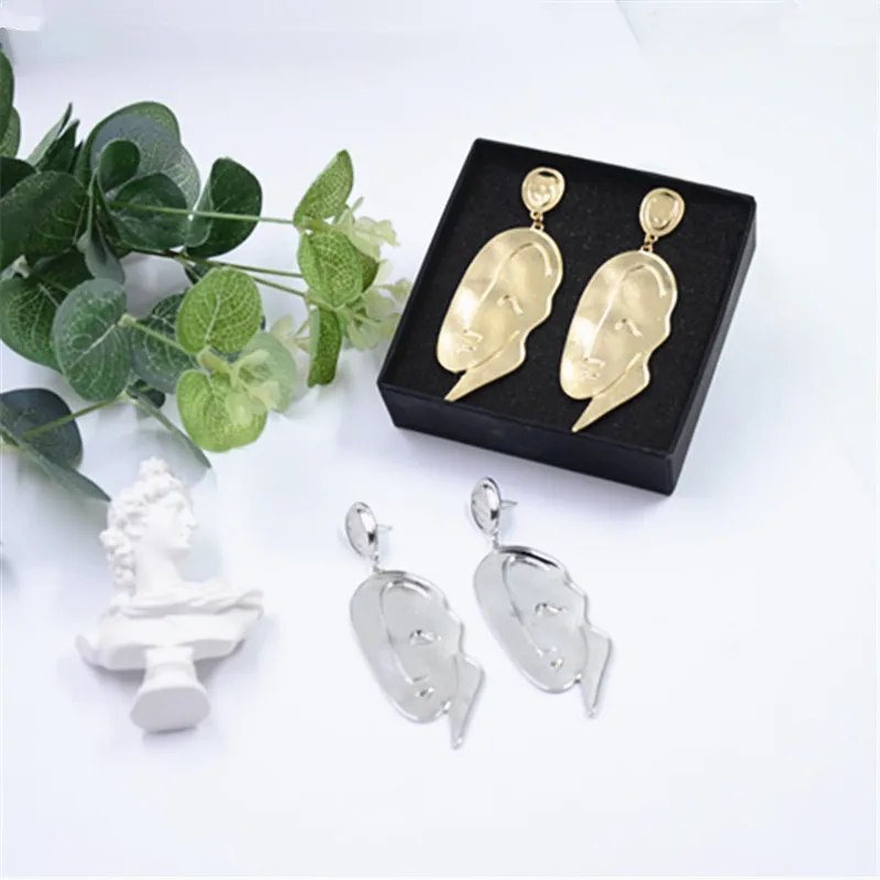 Бесплатная доставка новые серьги-подвески Timlee E088 с изображением печали и лица
