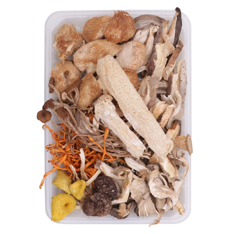 

7 colour all-in fungus soup pot Shang Yunna goods specialty ji songrong dry fresh bacteria porcini mushrooms bag 100 g