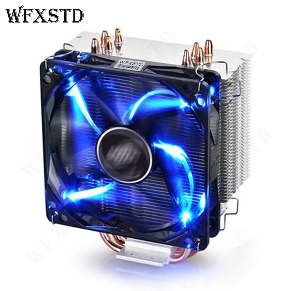 Dual Fan CPU Cooling Heatsink ultra-quiet for Intel 1155 I3 I5 I7 AMD AM2/AM2+/AM3 desktop computer heat pipe radiator Fans | Компьютеры и