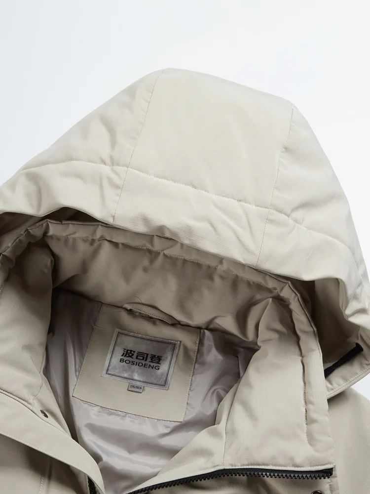 Мужская короткая пуховая куртка BOSIDENG зимнее теплое пальто B90141023|Мужские