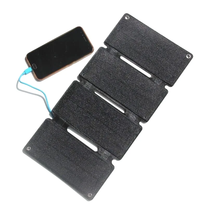 Портативный складной 12 Вт Солнечная Панель зарядное устройство для банк питания