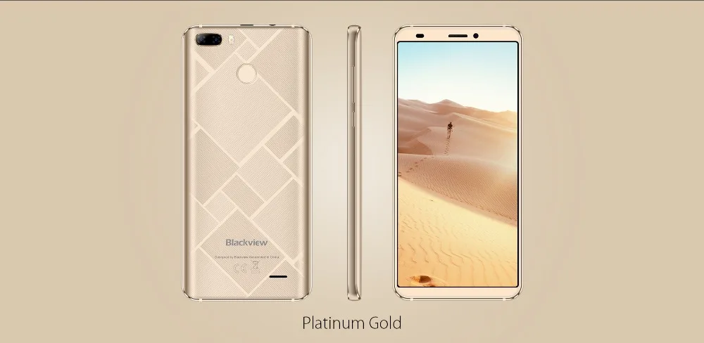 Blackview S6 мобильный телефон 4180 мАч 5,7 дюймов HD+ Sceen мобильный телефон 2 Гб+ 16 Гб четырехъядерный Android 7,0 двойная задняя камера смартфон