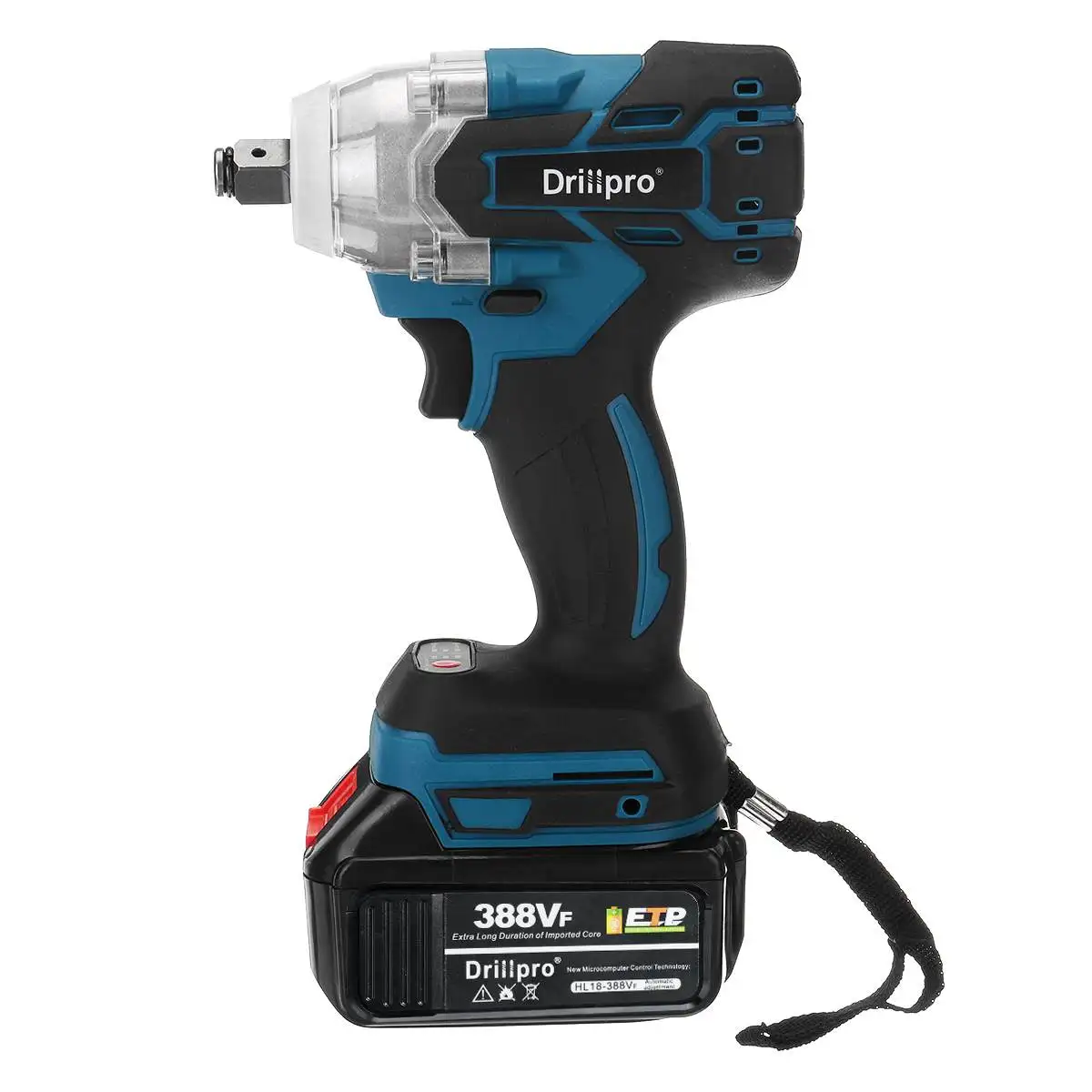 Беспроводной Электрический ударный гайковерт Drillpro 388VF 3000 Нм электроинструменты