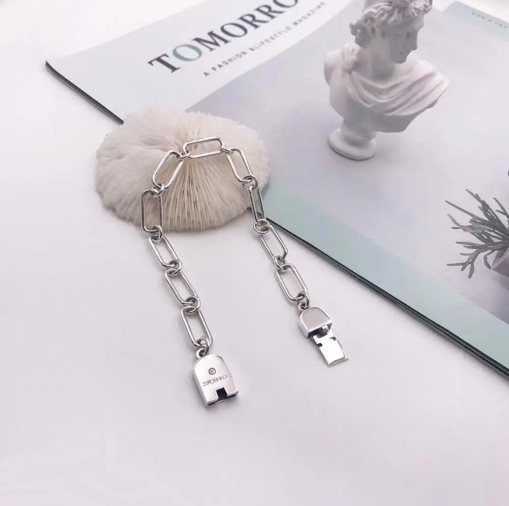 

925 sterling silver bracelet. fashion. Ring ring splicing. trend. All-match. Feminine charm bracelet