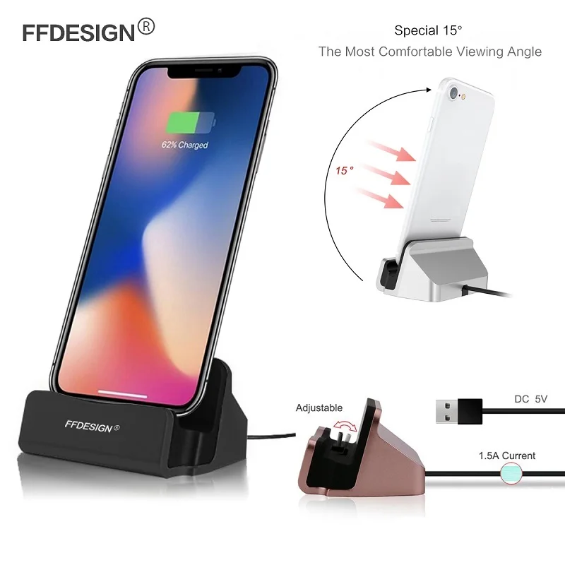 Зарядное устройство Micro USB Type C для IOS и Android зарядная док-станция зарядное iPhone Samsung