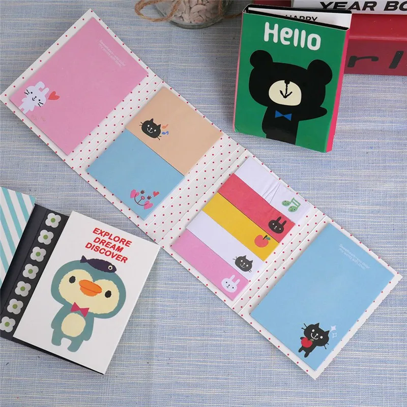 Горячая Распродажа Новое поступление милые блокноты для заметок наклейка в